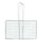 Heavy-Duty Stainless-Steel Barbecue Grill Basket (1 Pc)