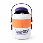 stylish cartoon lunch container box