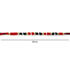 Traditional Handmade Red Black Thread Rakhi for Brother (1 Pc)