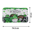 Bathroom mat set size dimension 74.5 x 43 cm bath rug