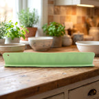 Silicone sink splash guard kitchen counter view