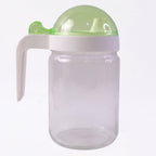  glass oil container with lid