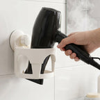 Hair Dryer Holder with Suction Cup for Easy Storage and Convenient Use, 1 Pc