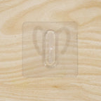 Transparent Multipurpose Adhesive Wall Holder Hook (1 Pc)