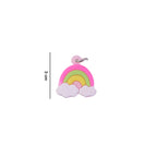 Cute Rainbow Cloud Bag Charm Keychain Set (10 Pc)
