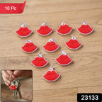 Cute Lips Shape Bag Charm Keychain Set (10 Pc)