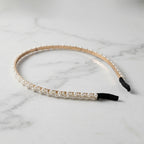 Double Layer Pearl Hairband Stylish Headband for Girls (1 Pc)