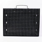 portable charcoal grill with mesh