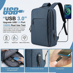 Multipurpose Travel Luggage Backpack with USB Charging Port (1 Pc, 37x28 Cm)