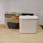 Portable Plastic Kitchen Dustbin, Trash Bin (1 Pc, 25x22 Cm)
