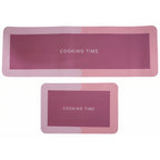 non slip kitchen runner mat set