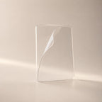 Double Side Sticker Transparent Adhesive Pad White Background