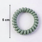 Soft Stretchable Telephone Wire Style Hair Bands Set (1 Pc)