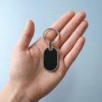 car bike metal keychain