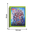 Magic Water Book Set Reusable Water Coloring Book with Magic Pen (1 Set)