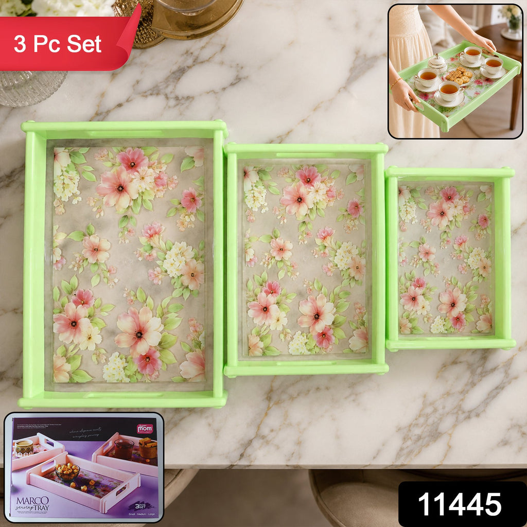 Floral Serving Tray