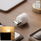 Yellow USB LED LAMP Night Light, Plug Small Led Nightlight  (1 Pc)